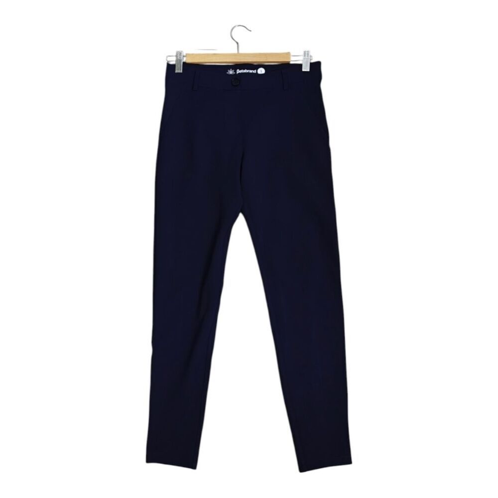 Betabrand Navy Women's Slim Leggings